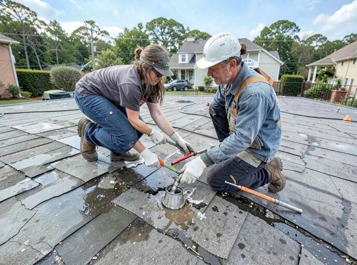 Commercial Roof Leak Repair in Mount Pleasant
