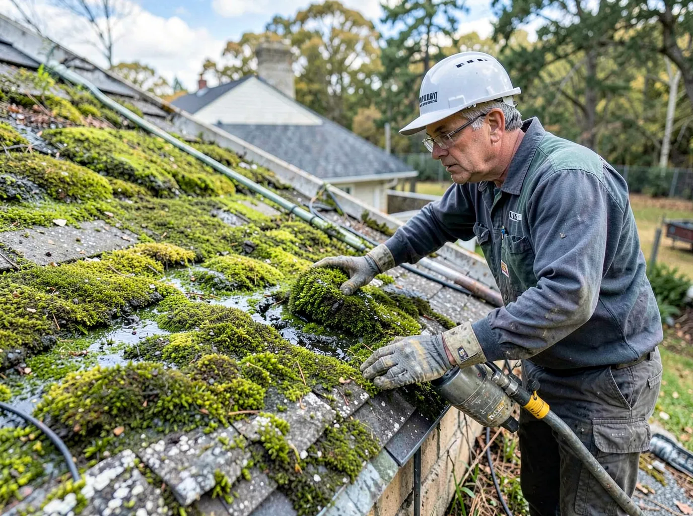 Roof Moss & Algae Removal in Mount Pleasant