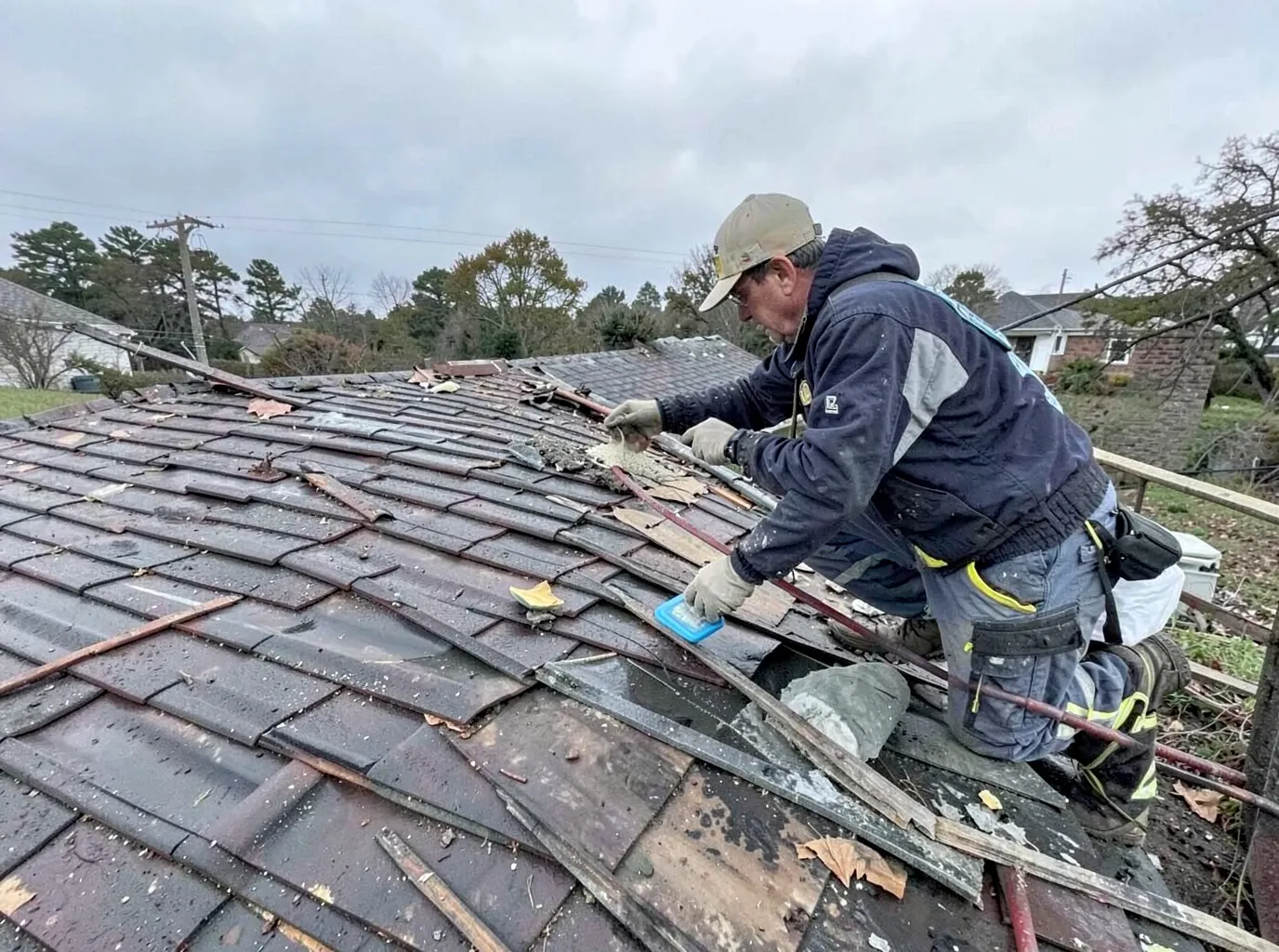 Storm Damage Roof Repair in Mount Pleasant
